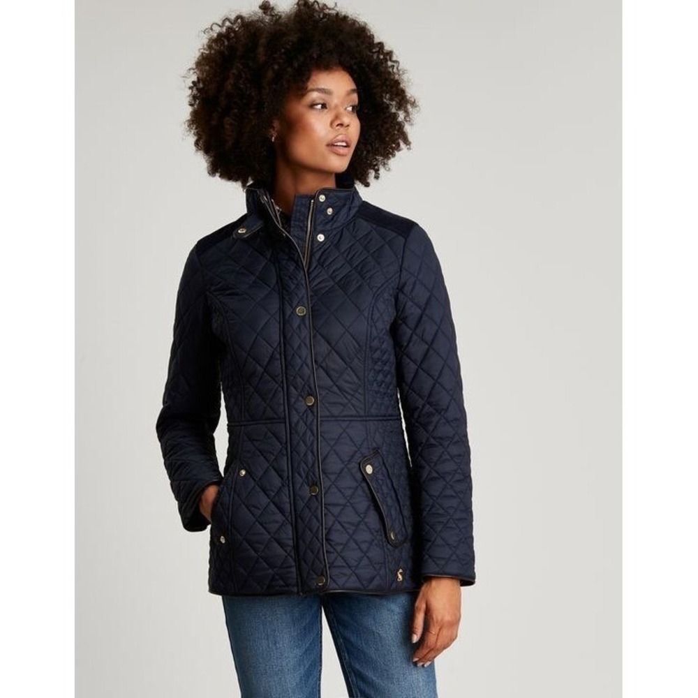 Joules Navy Quilted Jacket